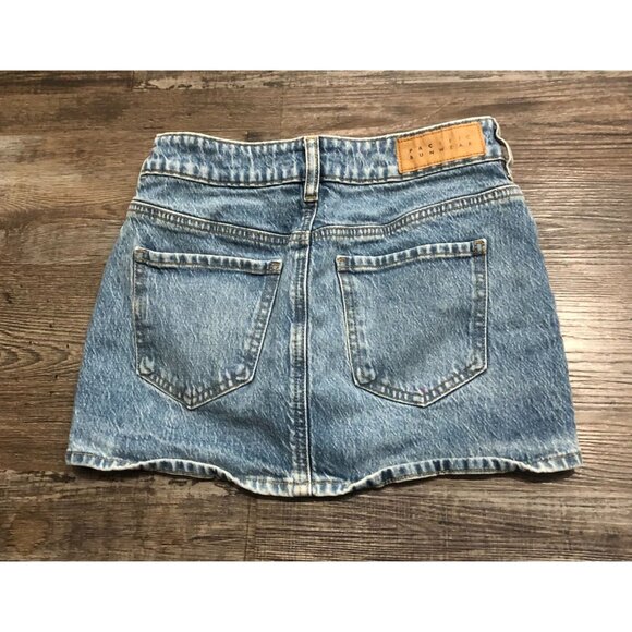 Pacsun Size 24 Denim Blue Jean Mini Skirt - Picture 2 of 4